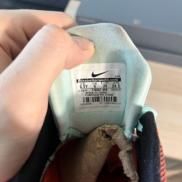 Nike Kobe X 10 GS Easter Hot Lava Sunset Glow Basketball Shoes Youth Size 6.5Y - Picture 10 of 12